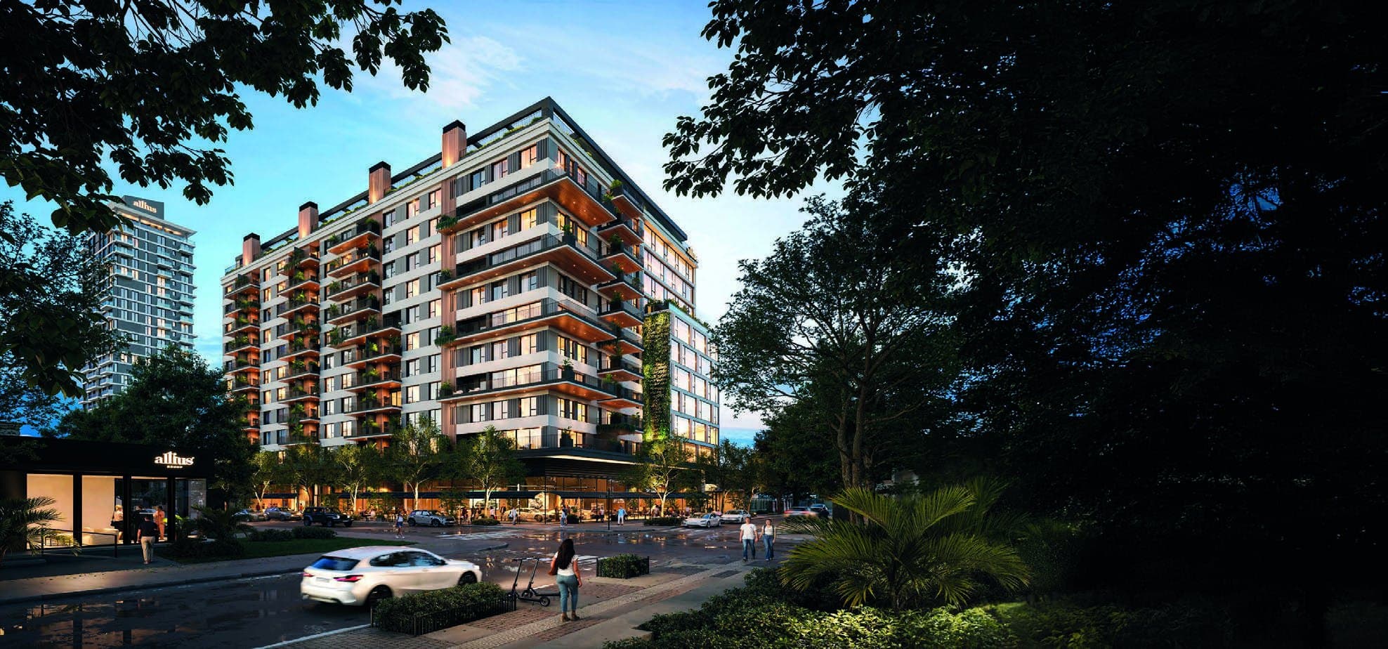 Arquitectura contemporánea de un desarrollo inmobiliario en Asunción