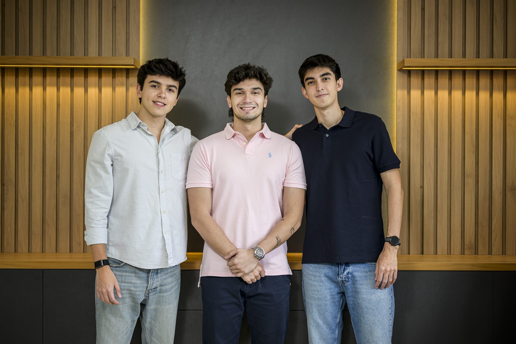 Matías Ferretti, Octavio Zotti y Alejandro Dominguez, founders de Dualtti